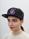 Бейсболка MITCHELL NESS арт. 6HSSJS19078-LALBLCK Los Angeles Lakers NBA (черный)